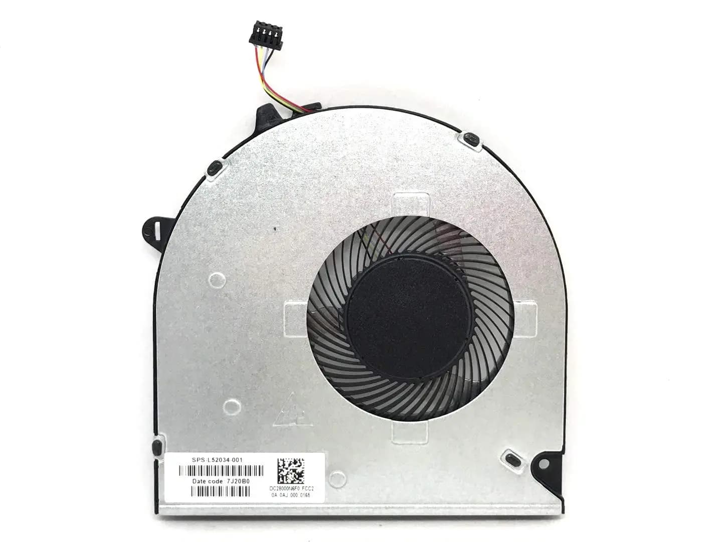 CPU Cooling Fan HP Pavilion 15-DW 15-DU 15s-du 15T-DW 15t-dw000 15t-dw100 15-DW0043DX Series L52034-001 DC28000N6F0 FCC2 DFS5K12114464N FLG0 Fan