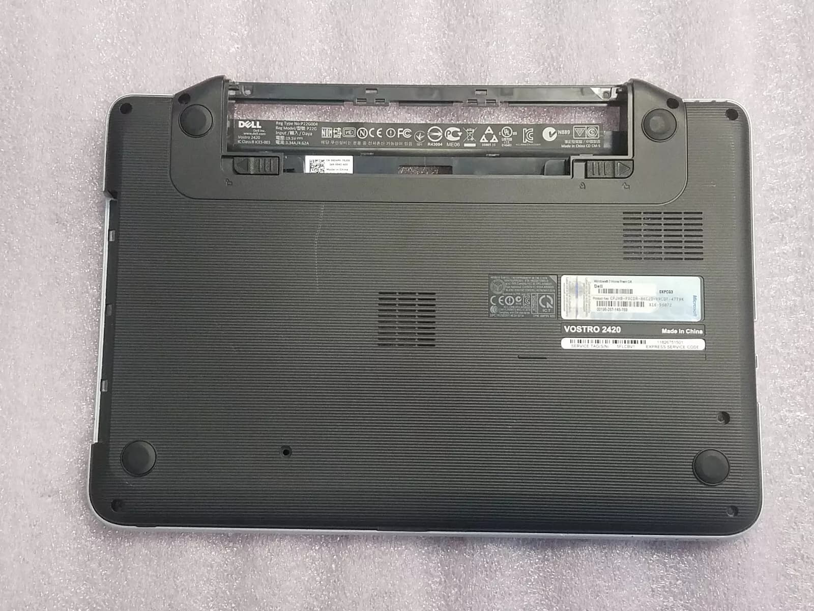 Laptop Bottom Case Dell Inspiron N4050 9KJPV ( Used )