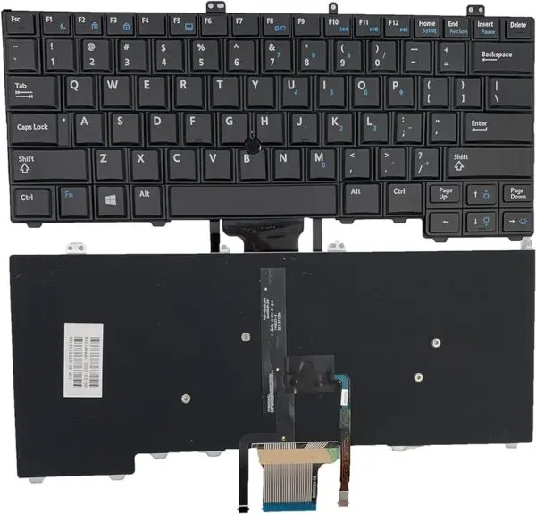 Keyboard Laptop Dell Latitude E7440 E7400 E7420 E7240 NSK LD0BC Backlit 0