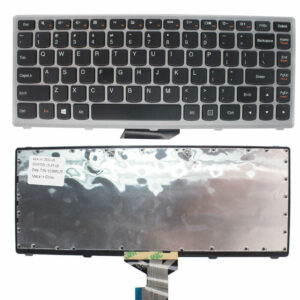 لوحة مفاتيح الكمبيوتر المحمول Lenovo Ideapad Z400 P400 Z400N PK130SW2B00 9Z.N7GBC.U01 25210667 MP 12J33USJ6861 1 1