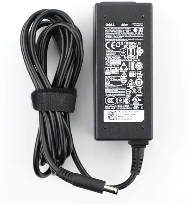 45W AC Power Charger Dell Inspiron 1113 14 15 17 3000 5000 7000 3583 3593 5570 Latitude E5450 XPS 13 45 Watt AC 2 in 1 Computer Adapter 1