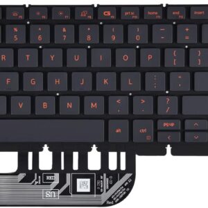 Keyboard Dell G15 5510 5511 5515 & G15 5520 5521 5525 Series Game Laptop Dell G15 5510 5511 5515 Keyboard with Backlit Red Frame US Layout 0