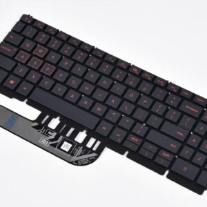 Keyboard Dell G15 5510 5511 5515 & G15 5520 5521 5525 Series Game Laptop Dell G15 5510 5511 5515 Keyboard with Backlit Red Frame US Layout 2