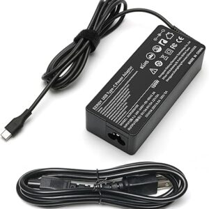 100W 90W USB C Type-C Charger for Lenovo Thinkpad Carbon x1 5th 6th Gen, GX20M33579 4X20M26268 IdeaPad 13" 720 P580 P500 Y400 Y500 Yoga 370 910 920 X280 X390 X395 Laptop Power AC Adapter