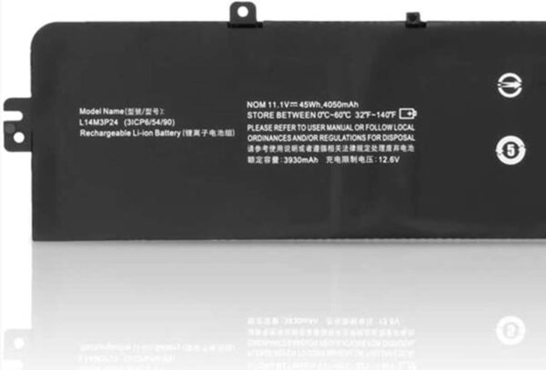 Laptop Battery L14M3P24 for Lenovo Legion Y520-15IKBA Y520-15IKBM Y520-15IKBN IdeaPad Y700-14ISK 700-15ISK 700-17ISK Series L16M3P24 L16S3P3P24 24L1 4S3P24 11.1V 45Wh