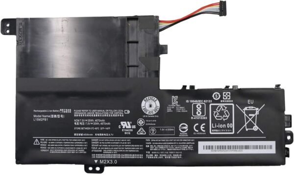 L15M2PB1 L15L2PB1 L15C2PB1 L15M3PB0 Laptop Battery Replacement for Lenovo Flex 5 1470 1570 IdeaPad 320S-14IKB 320S-15ABR 320S-15AST 320S-15IKB 320S-15ISK 520S-14IKB Yoga 520-14IKB Serie(7.5V 35Wh)