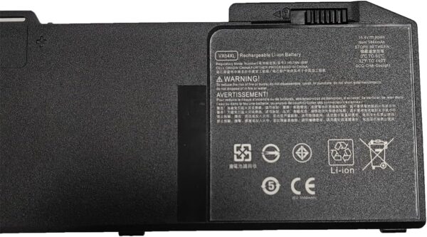 Laptop Battery WYGUO VX04XL Replacement for HP Zbook 15 G5 G6 2YW99AV 2YX00AV 2ZC40EA 2ZC41EA 3AX02AV 3AX04AV 4QH14EA 5KY99AV Series (15.4V 90Wholesale )