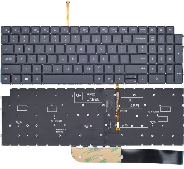 Keyboard Dell Vostro 3510 3515 3520 3525 3530 3535 5510 5515 5620 5625 5630 5635 7510 7620 0YV32R Backlit 1