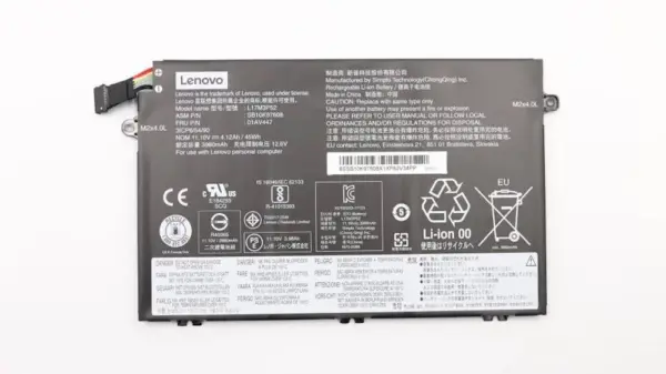 Battery Lenovo ThinkPad E480 E485 E490 E495 E580 E590 E595 01AV447 0 1 webp