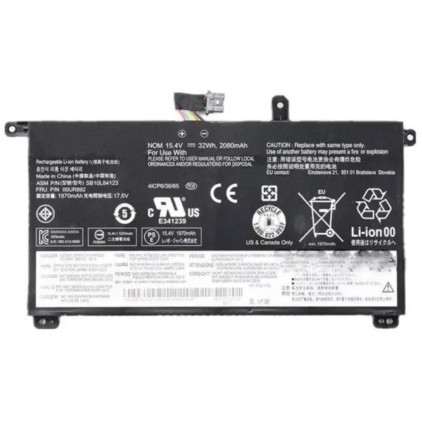 Battery Lenovo ThinkPad T570 T580 P51S P52S SB10L84122 00UR891 0 1 webp