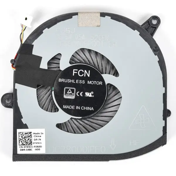 CPU Cooling Fan Dell XPS 7590 Precision 5540 Right V9H8N 0V9H8N 5 webp