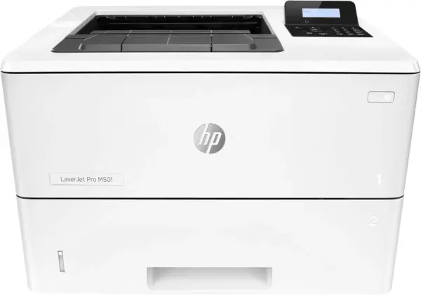 HP LaserJet Pro M501dn Black and White Laser Printer White J8H61A 0 webp