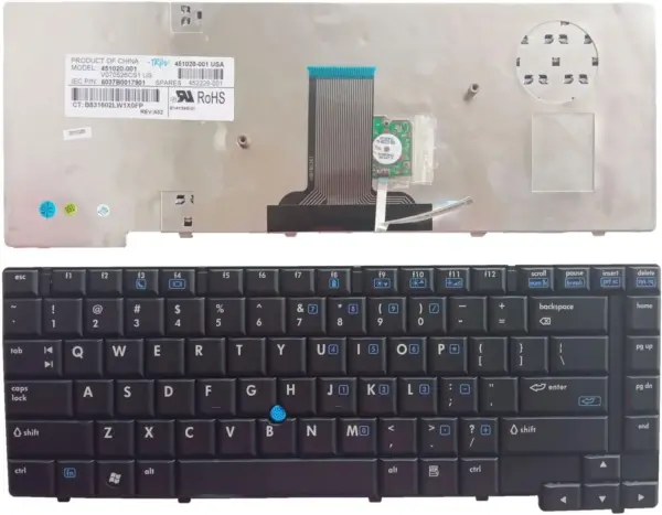 Keyboard Laptop HP Compaq 8510w 8510p 452228 001 513699 001 NSK H4B0G 451020 041 452229 041 9J N8282 B0G 0 1 webp