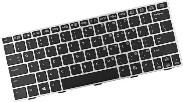 Keyboard Laptop HP EliteBook 810 G1 810 G2 810 G3 Silver Frame Backlit Keyboard 716747 001 1 1 webp