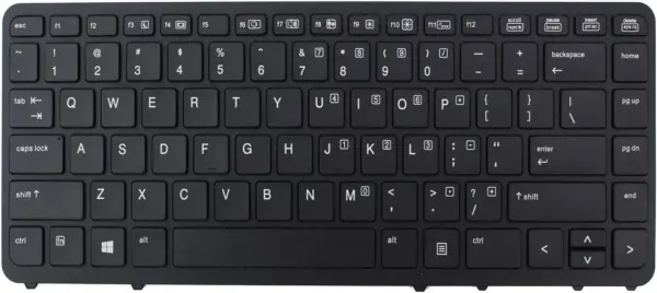 Keyboard Laptop HP Elitebook 840 G1 840 G2 850 G1 850 G2 740 G1 740 G2 745 G1 745 G2 ZBook 14 5U G2 Black 762758 001 NSK CP3BV 9Z N9JBV 301 0 1 webp