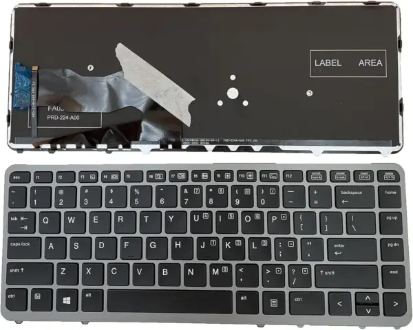 Keyboard Laptop HP Elitebook 840 G1 840 G2 850 G1 850 G2 740 G1 740 G2 745 G1 745 G2 ZBook 14 5U G2 Silver 731179 001 736654 001 0 1 webp