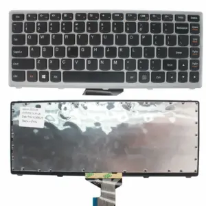 Keyboard Laptop Lenovo Ideapad Z400 P400 Z400N PK130SW2B00 9Z N7GBC U01 25210667 MP 12J33USJ6861 1 1 webp