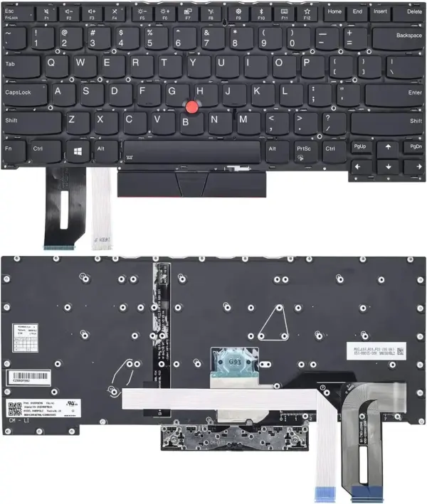 Keyboard Laptop Lenovo ThinkPad T490s T495 T495s SN20R66042 SN20R66067 1 1 webp