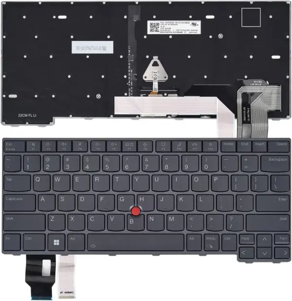 Keyboard Laptop Lenovo Thinkpad T14 Gen 3 4 Thinkpad L14 Gen 3 4 Thinkpad P14s Gen 3 4 Backlit 5N21D68345 Gray 1 1 webp