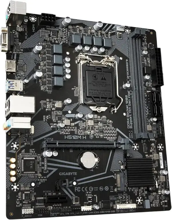 Motherboard PC GIGABYTE H510M H 2 webp